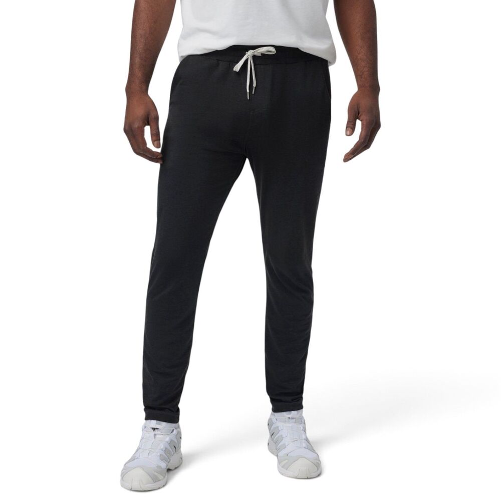 Vuori Men's Ponto Performance Pant 30" Black Heather XXL